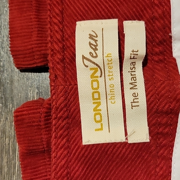 ❤️ LONDONJEAN VINTAGE CORDUROY WIDE LEG JEANS/PANTS, 4S (27 SHORT) - Picture 2 of 4